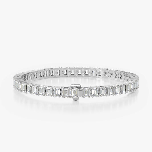 14K Emerald Tennis Bracelet