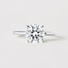 14K Low Base Round Solitaire Size 7.