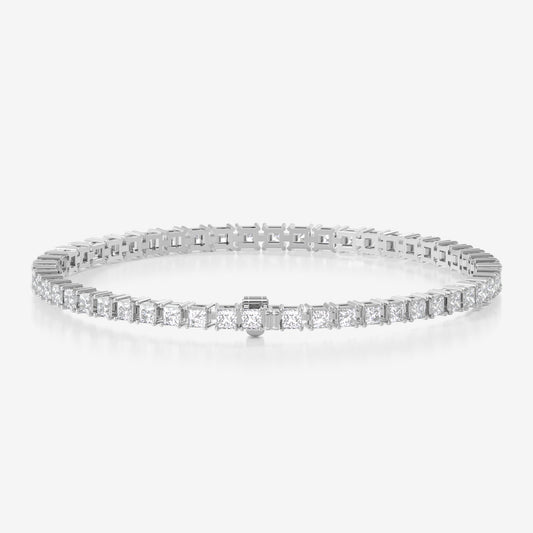 14K Princess Tennis Bracelet