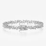 14K Pear Round Tennis Bracelet