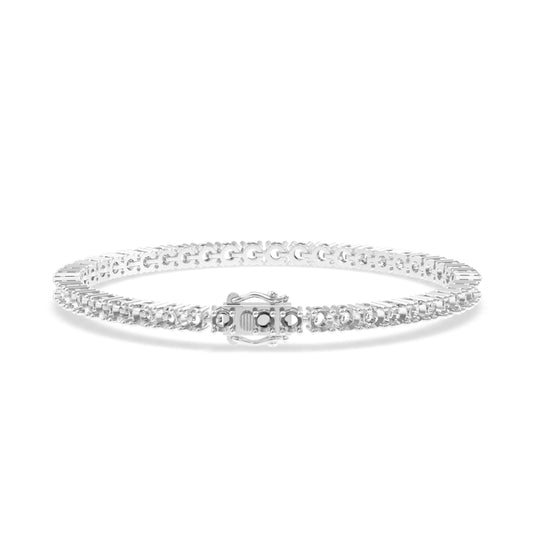 14K 4 Prong Lightwieght Tennis Bracelet