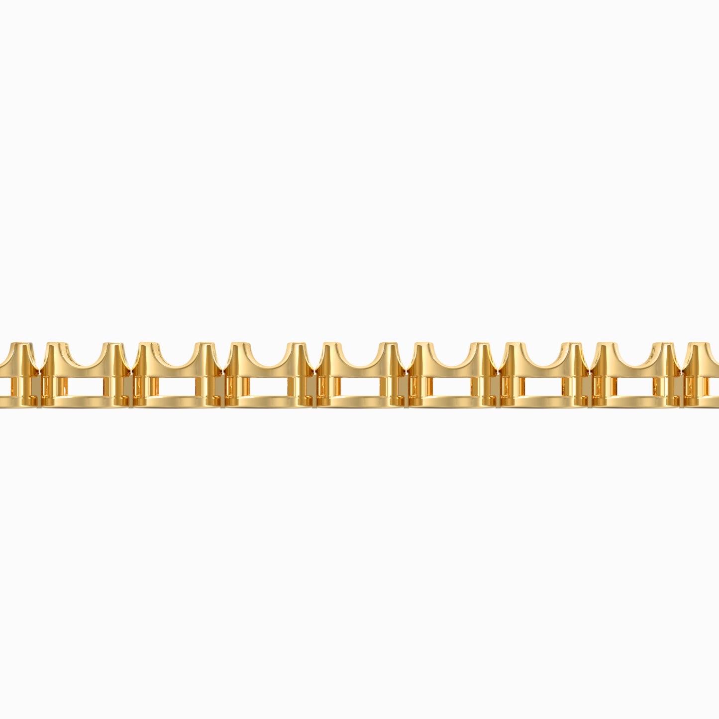 14K Ultra Light Illusion Tennis Bracelet