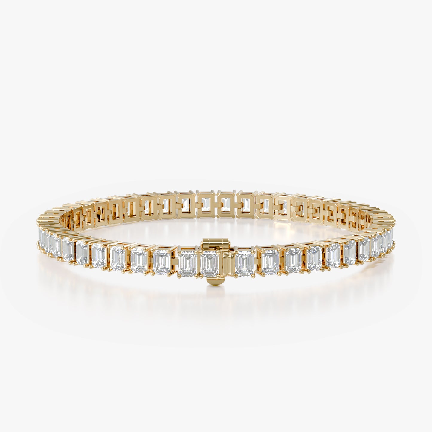14K Emerald Tennis Bracelet