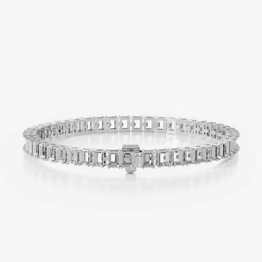 14K Emerald Tennis Bracelet