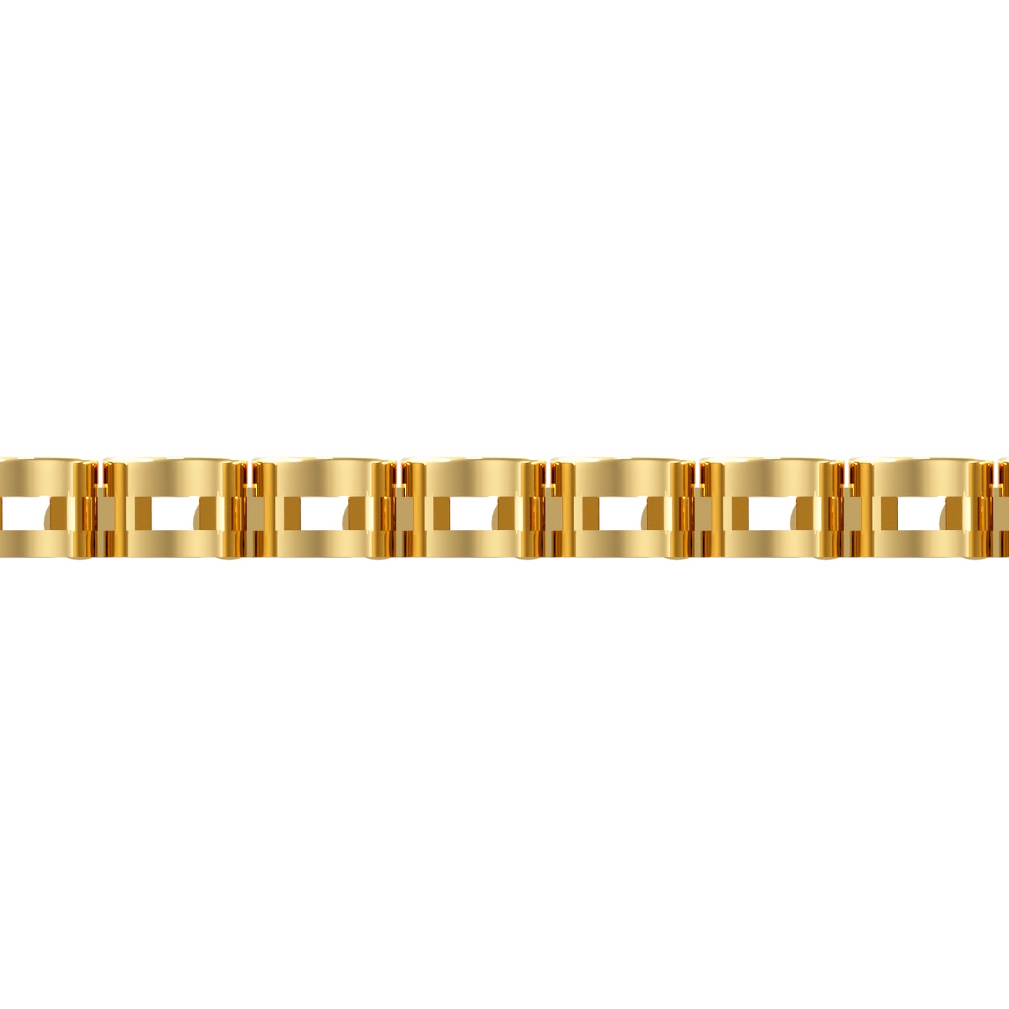 14K Bezel Tennis Bracelet