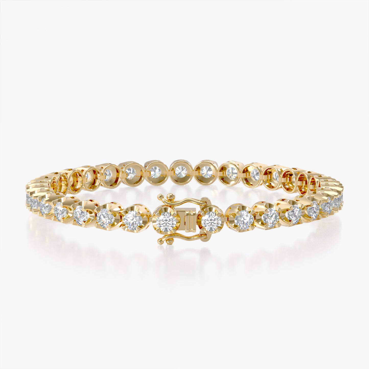 14K Buttercup Tennis Bracelet