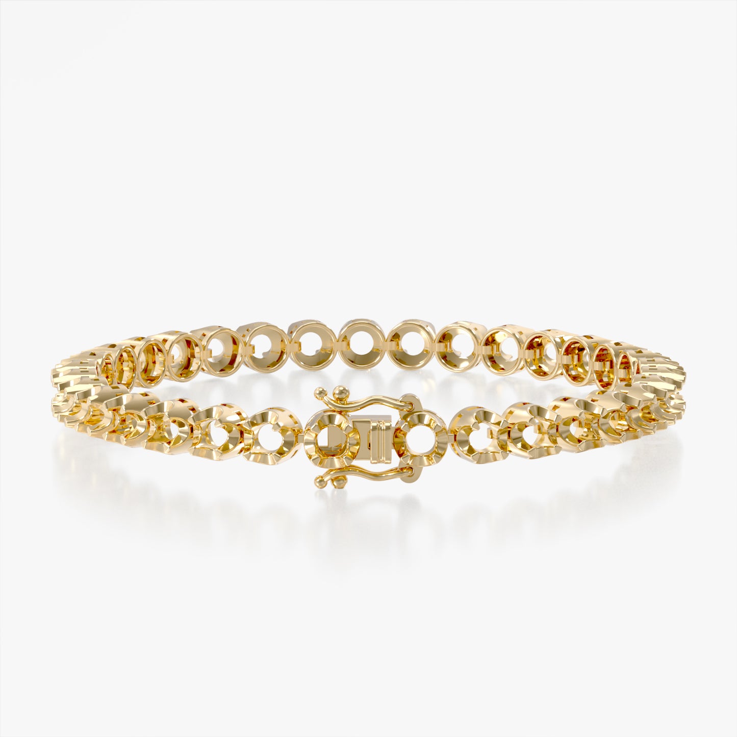 14K Buttercup Tennis Bracelet