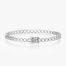 14K Illusion Tennis Bracelet