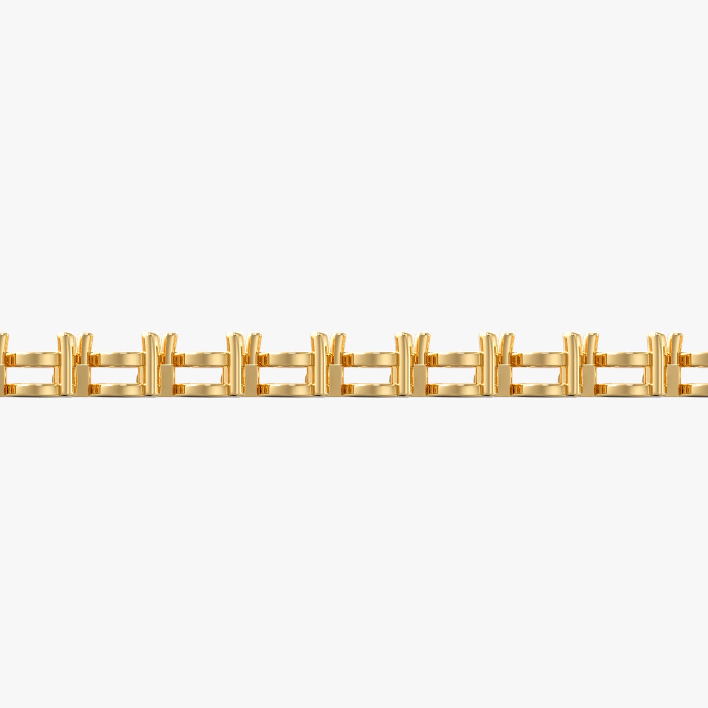 14K 3 Prong Tennis Bracelet