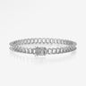 14K Oval Tennis Bracelet