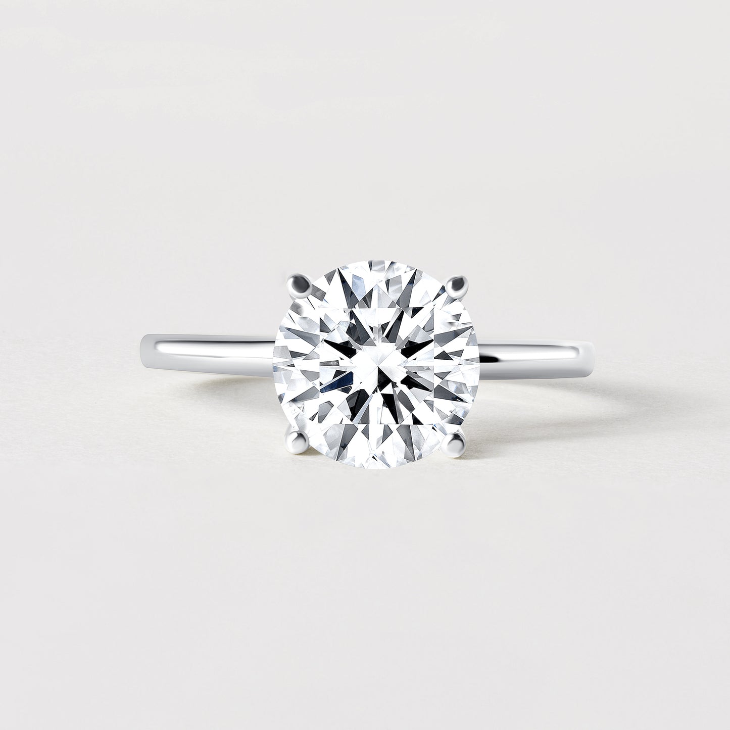 14K Classic Round Solitaire Size 6.
