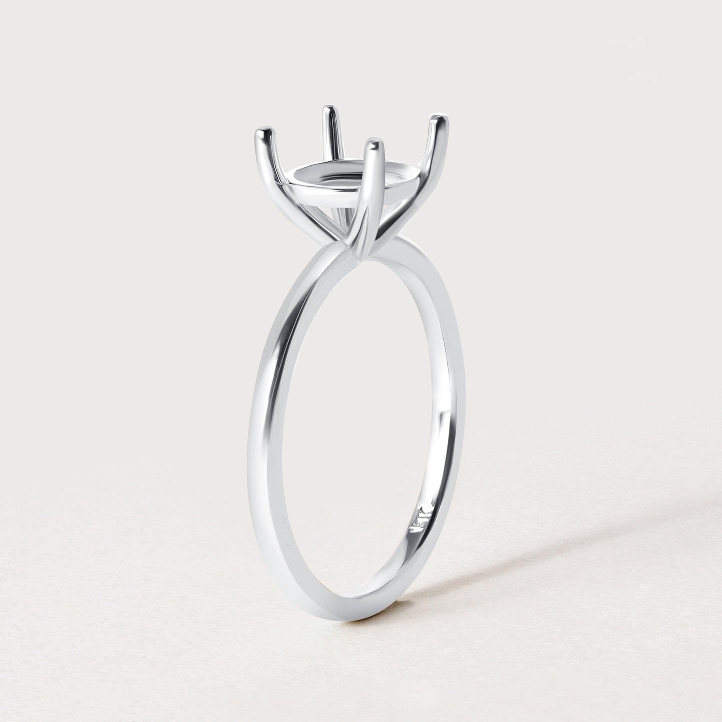 14K Classic Round Solitaire Size 6.