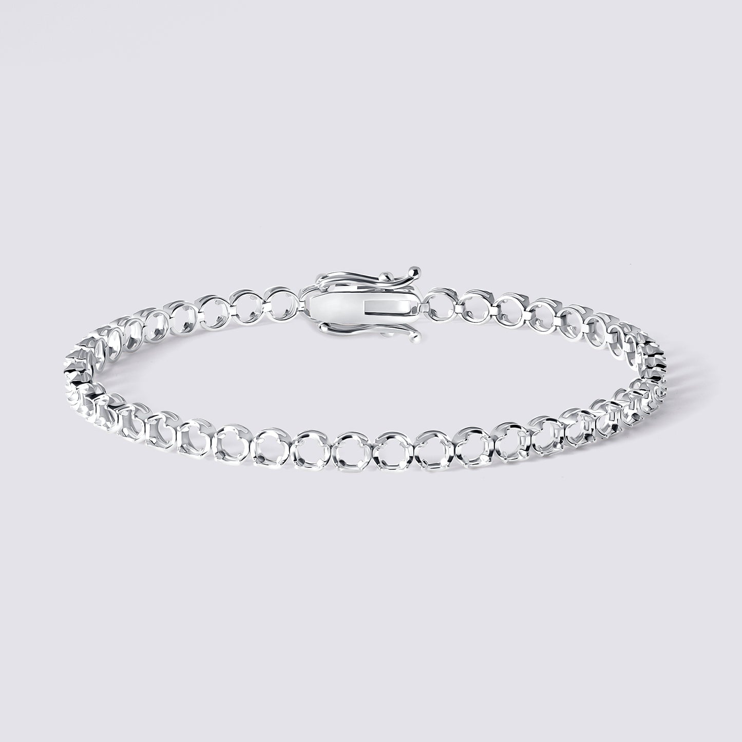 14K Illusion Tennis Bracelet