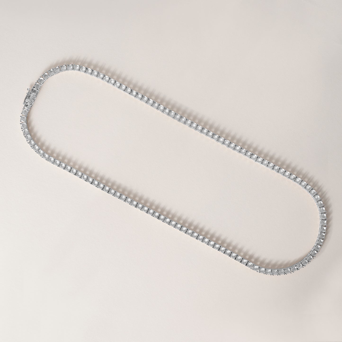 14K 4 Prong Tennis Necklace