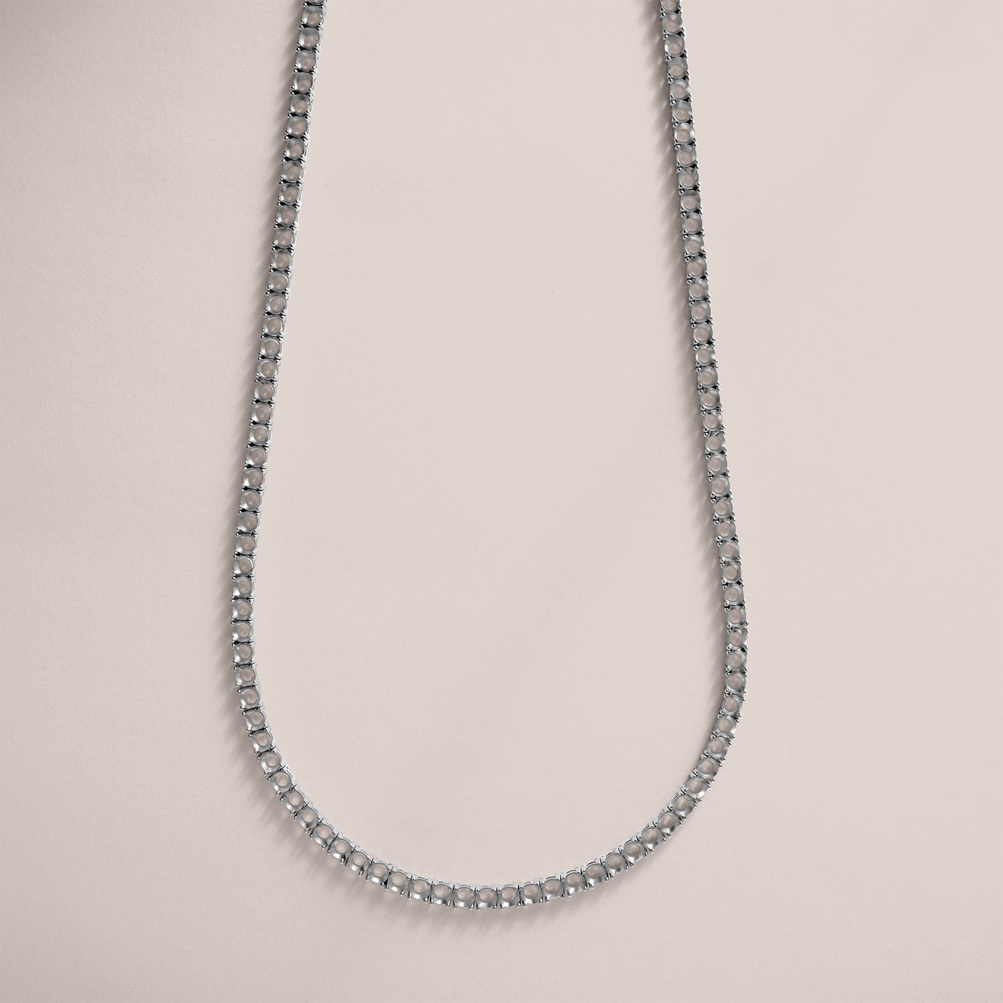 14K 4 Prong Tennis Necklace