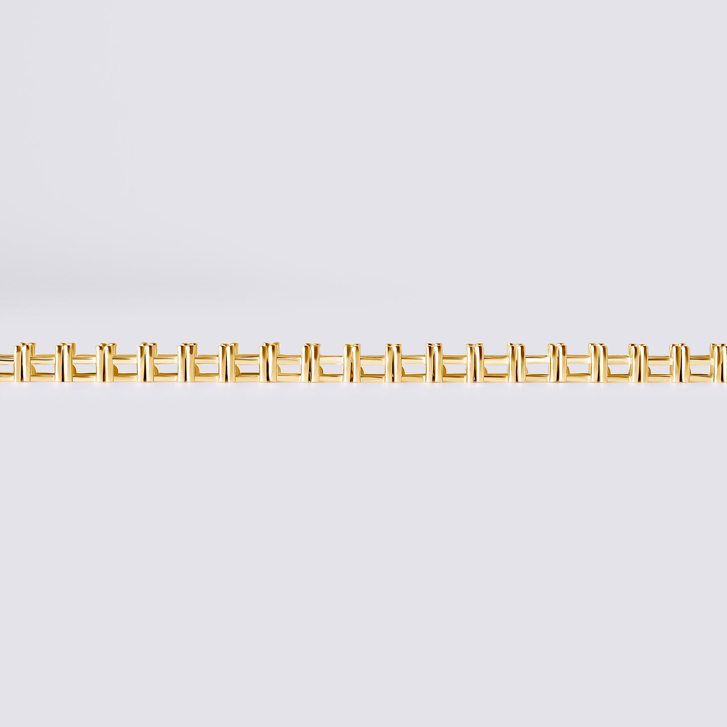 14K Princess Tennis Bracelet