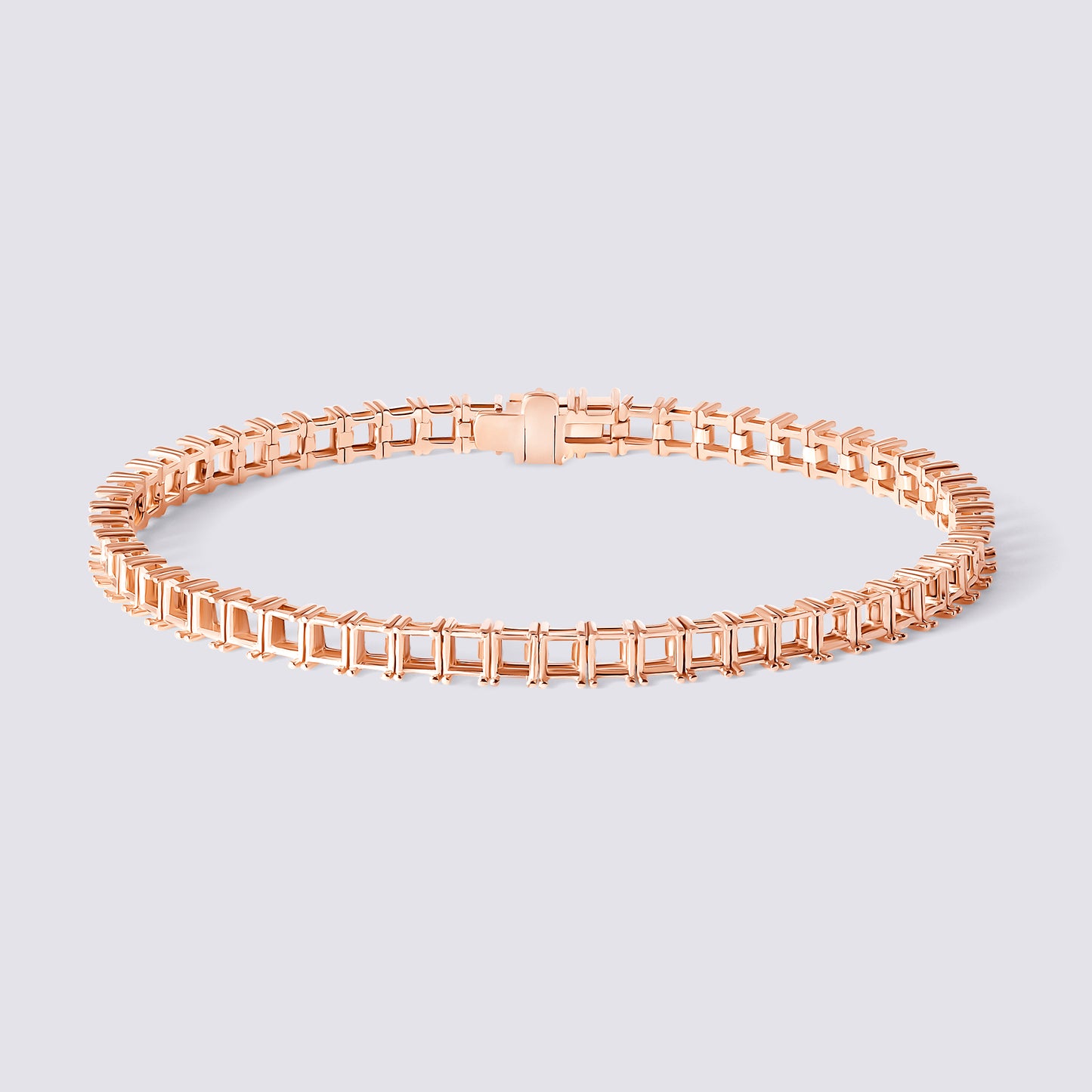 14K Princess Tennis Bracelet