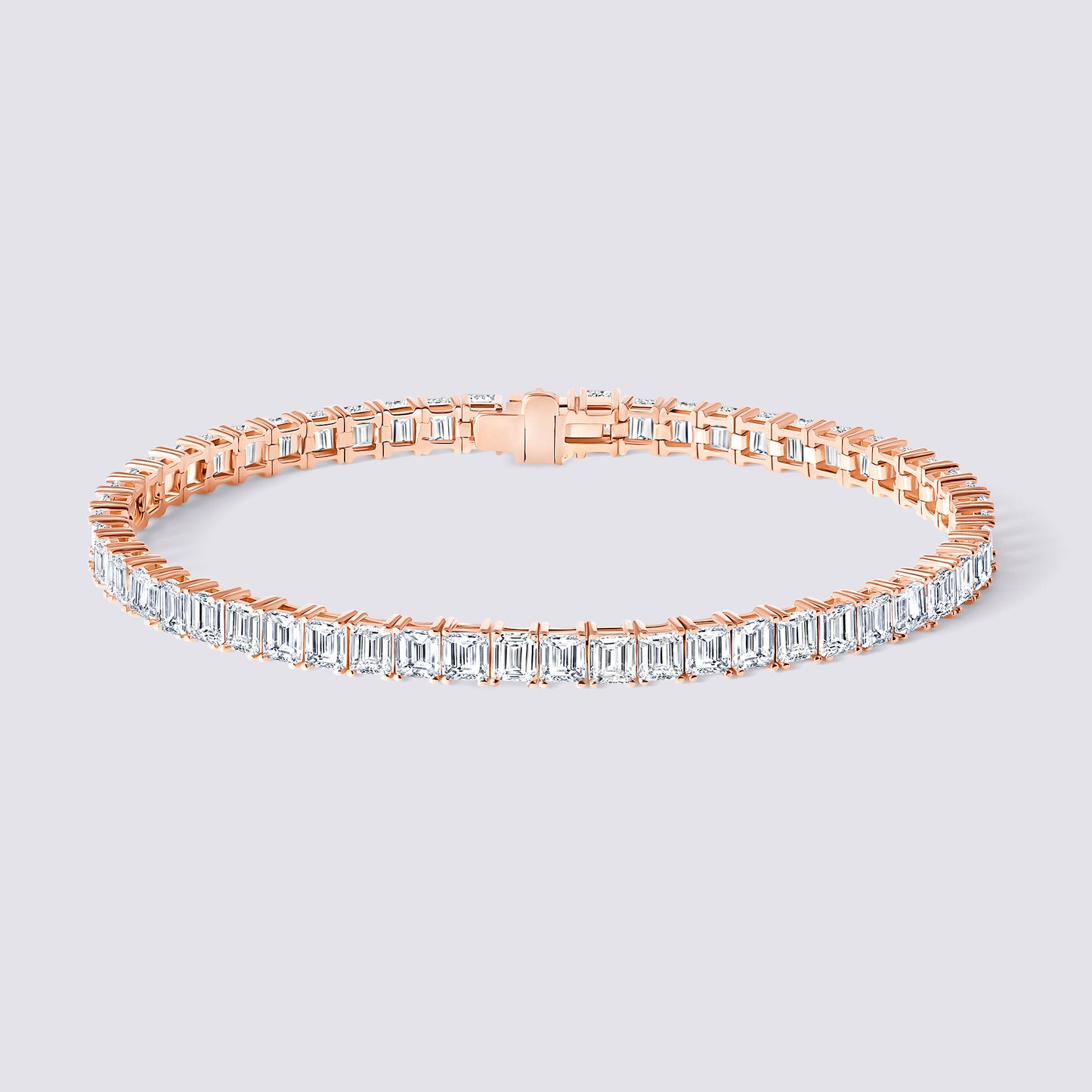 14K Princess Tennis Bracelet