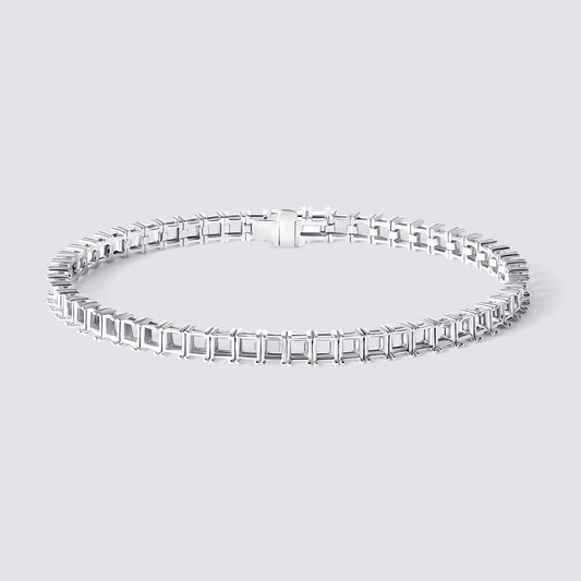 14K Princess Tennis Bracelet