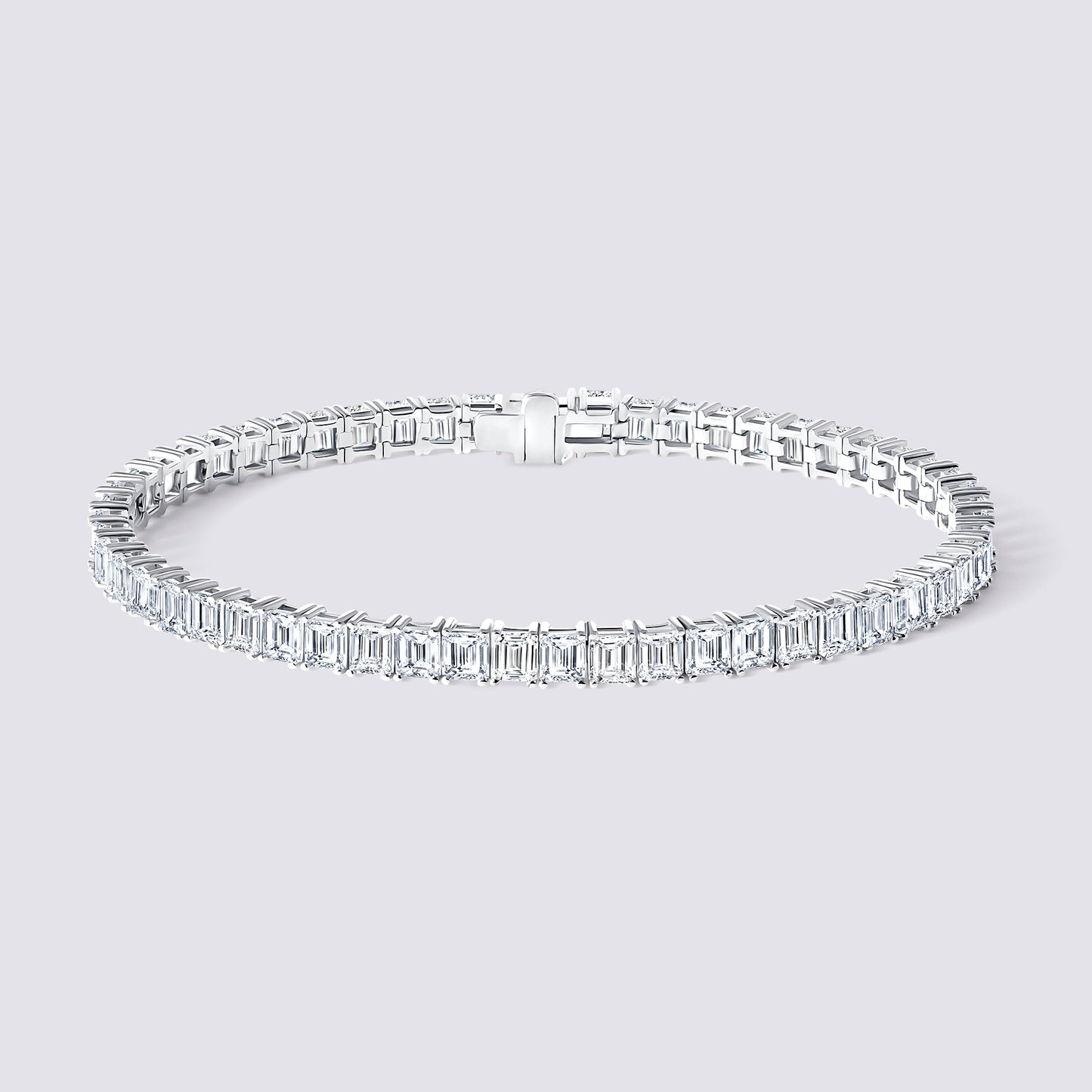 14K Princess Tennis Bracelet