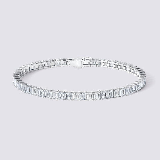 14K Princess Tennis Bracelet