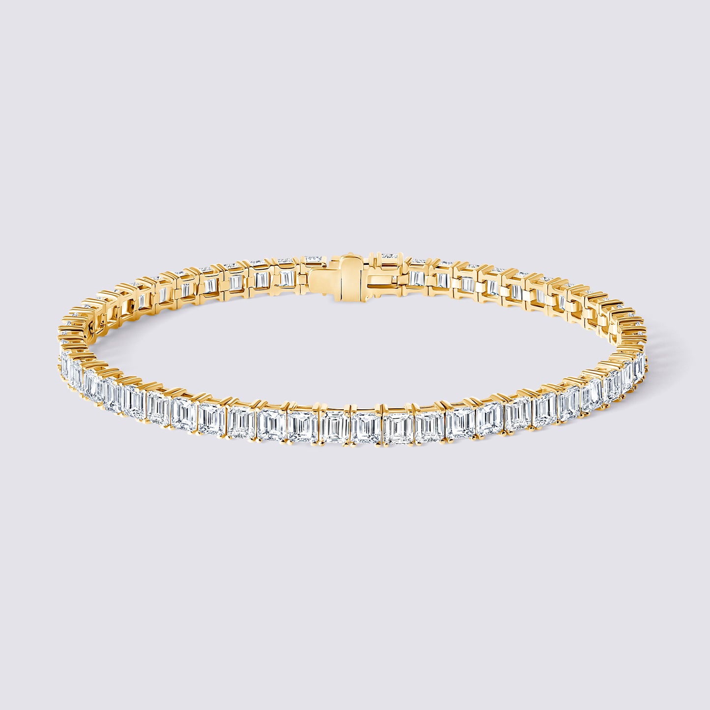 14K Princess Tennis Bracelet