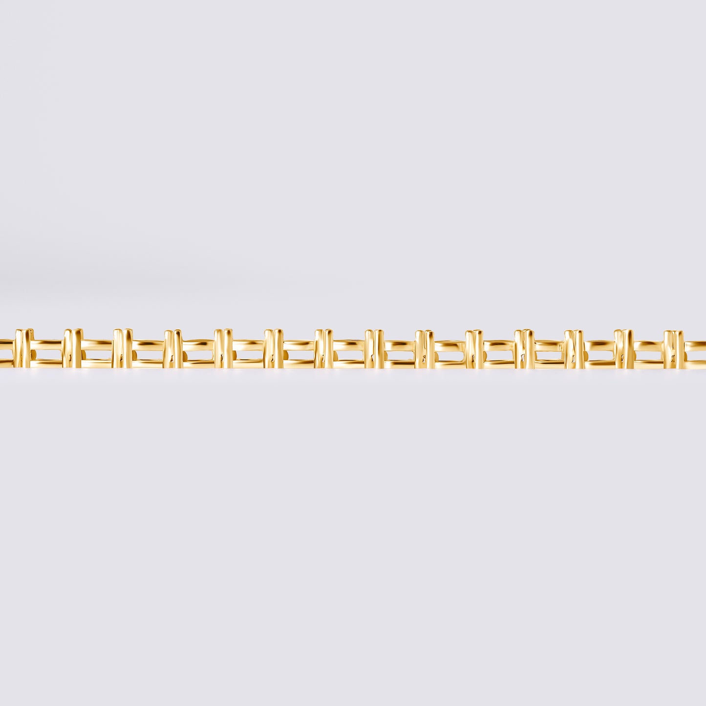 14K 3 Prong Tennis Bracelet